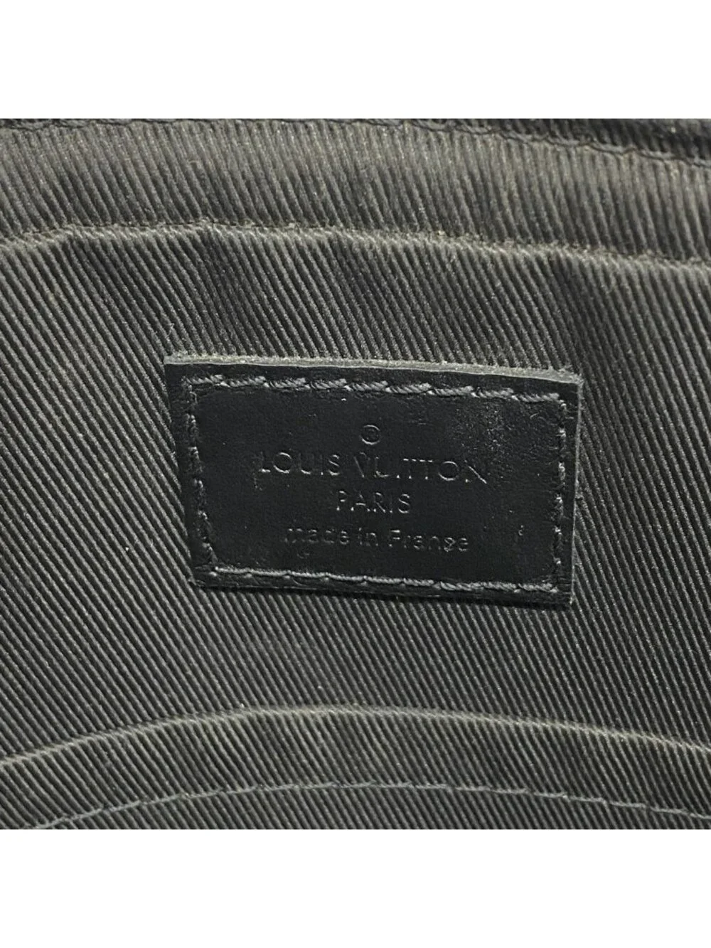 Louis Vuitton Shoulder Bag Monogram Eclipse Reverse Trio Messenger Black Gray
